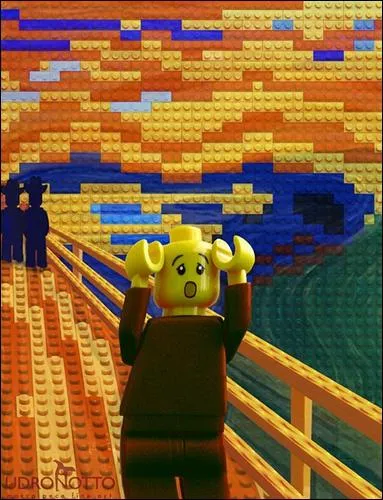 The artist Udronotto uses what artistic medium in this image?