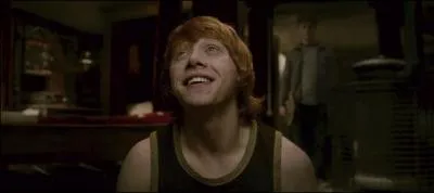Who did Ron become infatuated with after taking a love potion in The Half Blood Prince?