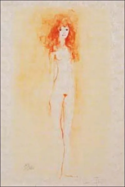 Who painted 'Jeune fille rousse debout'?