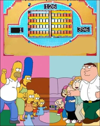 We were nicknamed 'The Knock-off Family', but thanks to Maggie, we scored 1 point!