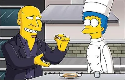 This chef loved Mom's cooking. Dad was ultra jealous while eating his donuts in front of the TV, and then, after 3 beers, he couldn't remember why he was angry, and he fell asleep in front of