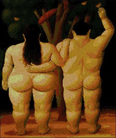 Who painted this version of Adam & Eve?