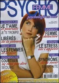 Which girl reads Psyko magazine?