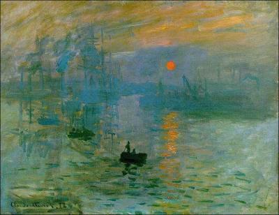 The term impressionism comes from the painting entitled Impression, Sunrise. Who is the author ?