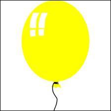 The baloon is _____________