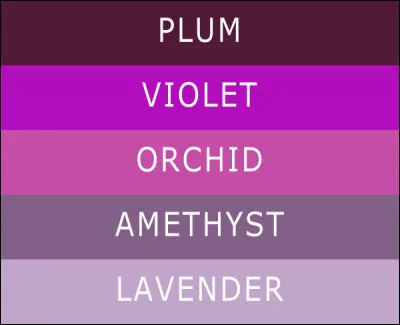 Which of these colours is also a summer fruit?