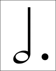 In 3/4 time, how many beats would this note get?