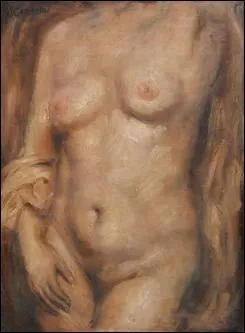 Who painted this 'Nude with scarf'?