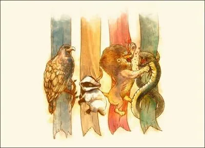 Which animal is the house emblem for Gryffindor?