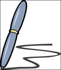 You must write with pencil or ...