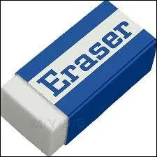 If you have done a mistake with your pencil, you need ...