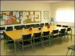 Teachers meet them at the ...