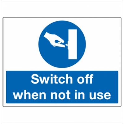 Why is it important to make sure that your PC and other electrical appliances in your area are switched off at the end of the day?