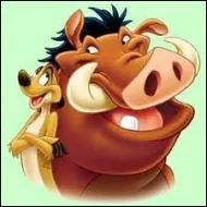 What is the name of the warthog in the movie "The Lion King"?