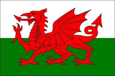 A red dragon is the symbol of which country?