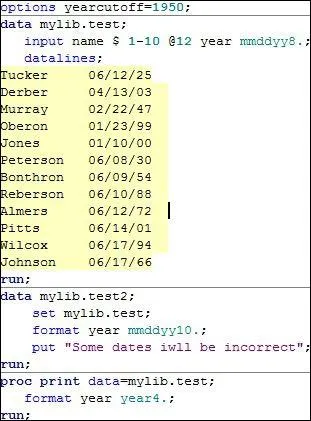 The following code does what exactly?