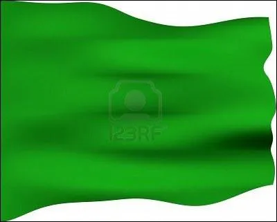 The flag of this country was all green! Since 2011, it no longer flies at --------------.