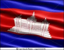 The Angkor temple appears on the flag of a country. The country is ----------.