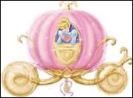 What large fruit or vegetable does she turn into a carriage with a wave of her magic wand?