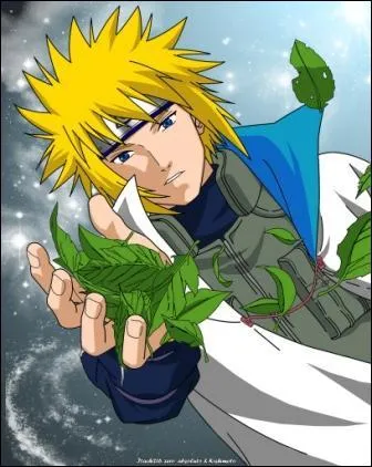 The yellow lightning of Konoha is the expression by which we designate this character. Who is it ?