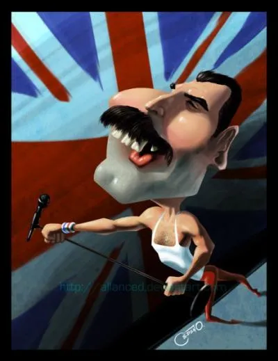 The extravagance of a mythical and unparalleled singer !