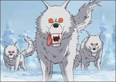 Who saved Bon Clay (Mr. 2) and Luffy from being a meal for the wolves?