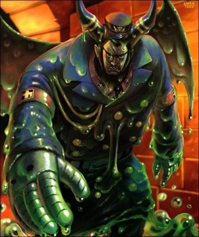 Which demon fruit does the prison warden possess?