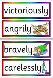 What is a word that gives more information about a verb?