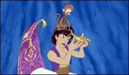What is the name of Aladdin's little monkey ?