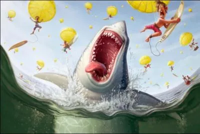 He's got such a big appetite, he can sink a ship!