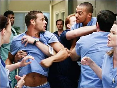 How was april brought to seattle grace hospital?