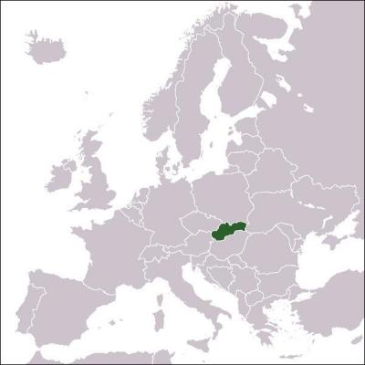 Which country is shown in green on the map of the European Union?