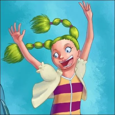 I'm a little girl helping my grandmother at Shift station, I'm...