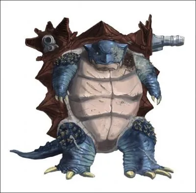 A real tank, this pokemon, in French it's called Tortank!