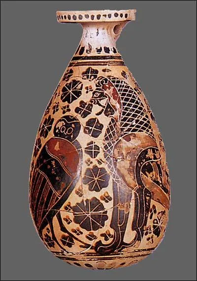 When were black-figure ceramics produced?