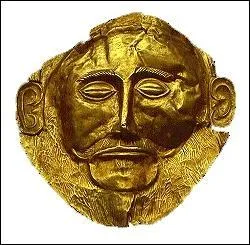 To which hero of the Trojan War would this funeral mask have belonged?