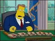 Which President of the United States makes the serious decision to isolate the city of Springfield under a dome ?
