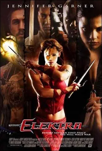 Who starred in the movie Elektra?
