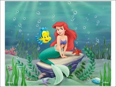 Her father's name is Triton, and she lives underwater!