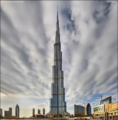 Where is this monument located? Burj-Khalifa (tallest tower in the world in 2012)