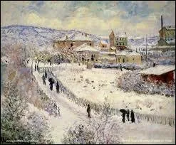 Who painted Argenteuil under the snow?