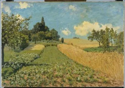 Who painted Champs de ble coteaux d'Argenteuil?