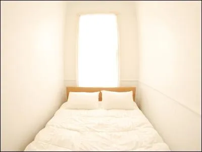 The double bed takes (... . ) too much space in my room. I'm going to get rid of it.