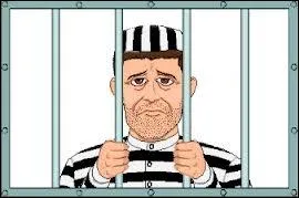 The criminal was put (... . ) for 10 years