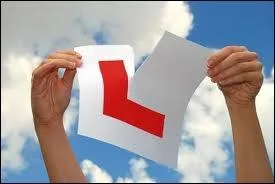 Even though he had failed his driving test 3 times, he didn't give (... ). On the fourth attempt he passed.