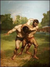 Who painted The Wrestlers?
