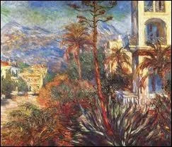 Who painted The Villas at Bordighera?