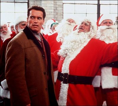 Who was the co-star in the Arnold Schwarzenegger Christmas movie, 'Jingle All the Way'?
