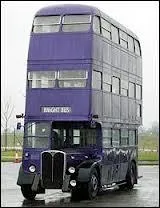 Who did Harry pretend to be on the night bus in book 3?