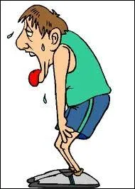 He told me that he (run) all day